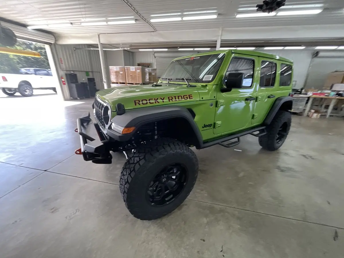 2025 Jeep Wrangler Unlimited 4X4 Rocky Ridge Premium Lifted Truck 1