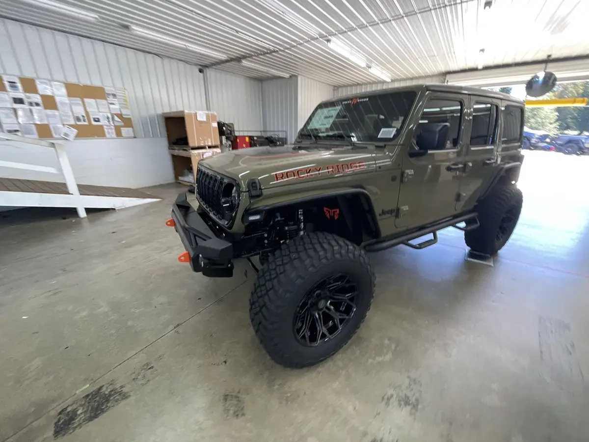 2025 Jeep Wrangler Unlimited 4X4 Rocky Ridge Premium Lifted Truck 1