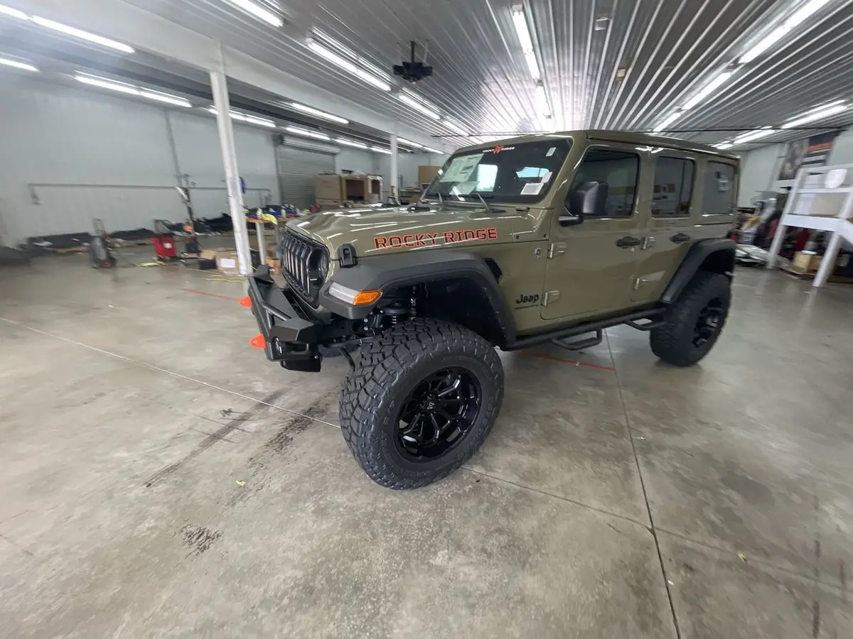 2025 Jeep Wrangler Unlimited 4X4 Rocky Ridge Premium Lifted Truck 1