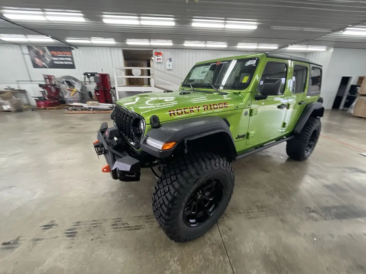 2025 Jeep Wrangler Unlimited 4X4 Rocky Ridge Premium Lifted Truck 1
