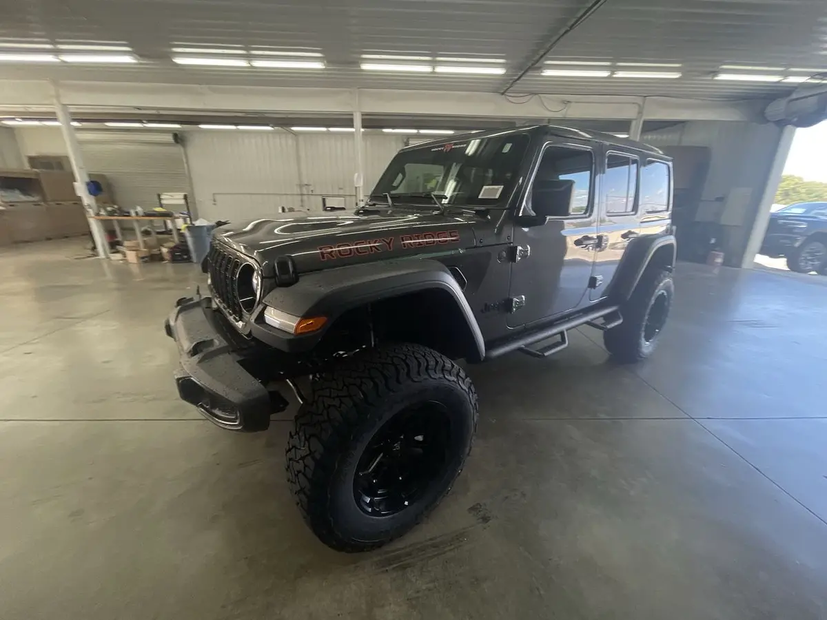 2025 Jeep Wrangler Unlimited 4X4 Rocky Ridge Premium Lifted Truck 1