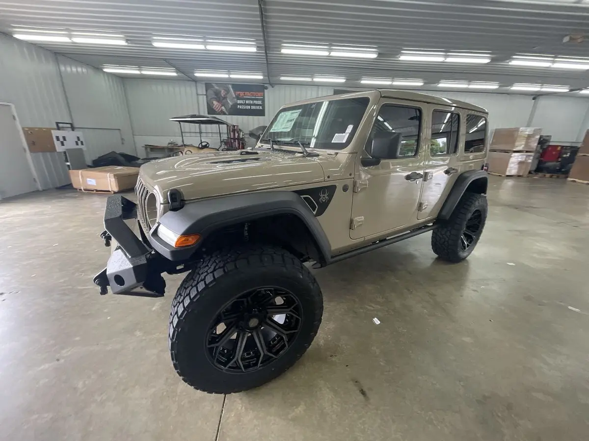 2025 Jeep Wrangler Unlimited 4X4 Spider Edition Premium Lifted Truck 1