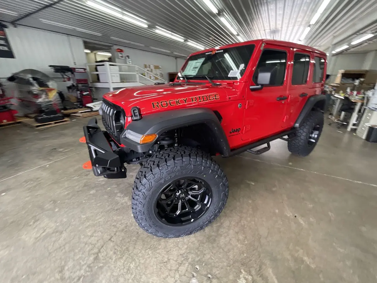 2025 Jeep Wrangler Unlimited 4X4 Rocky Ridge Premium Lifted Truck 1