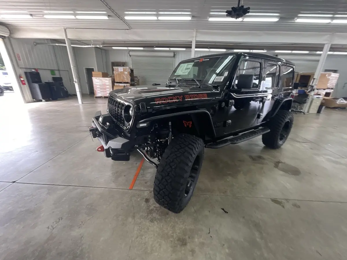2025 Jeep Wrangler Unlimited 4X4 Rocky Ridge Premium Lifted Truck 1
