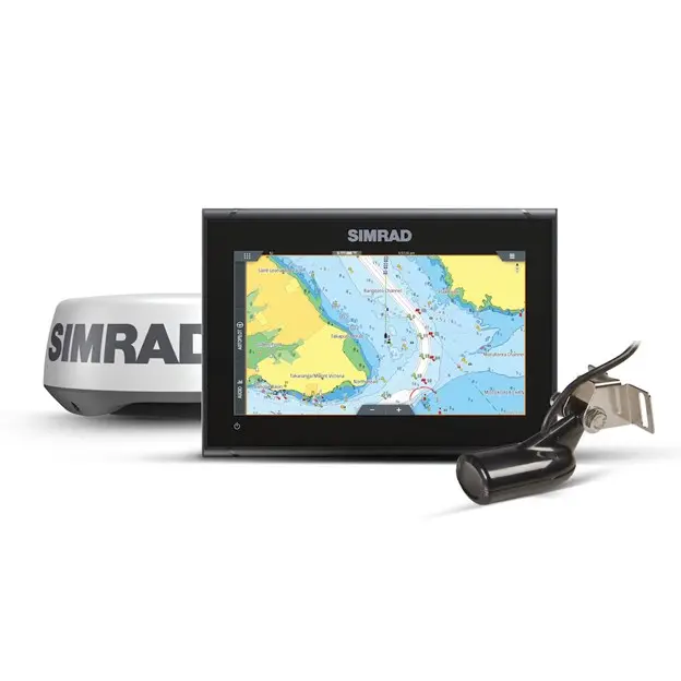 Simrad Go9 Xse With Hdi Transducer, Halo20 Radar And C-Map Discover Chart 1