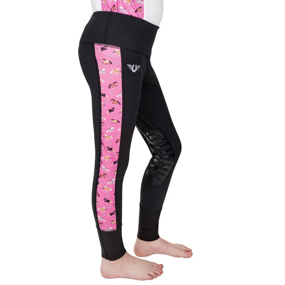 Tuffrider Children's Puff Ponies Tights 3