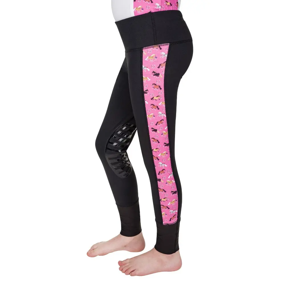 Tuffrider Children's Puff Ponies Tights 4