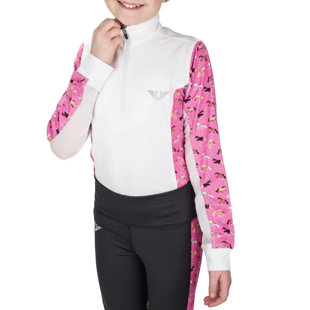 Tuffrider Children's Puff Ponies Show Shirt 1