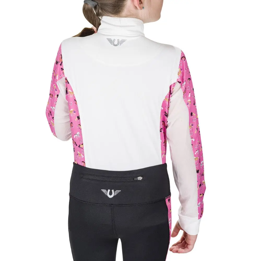 Tuffrider Children's Puff Ponies Show Shirt 2