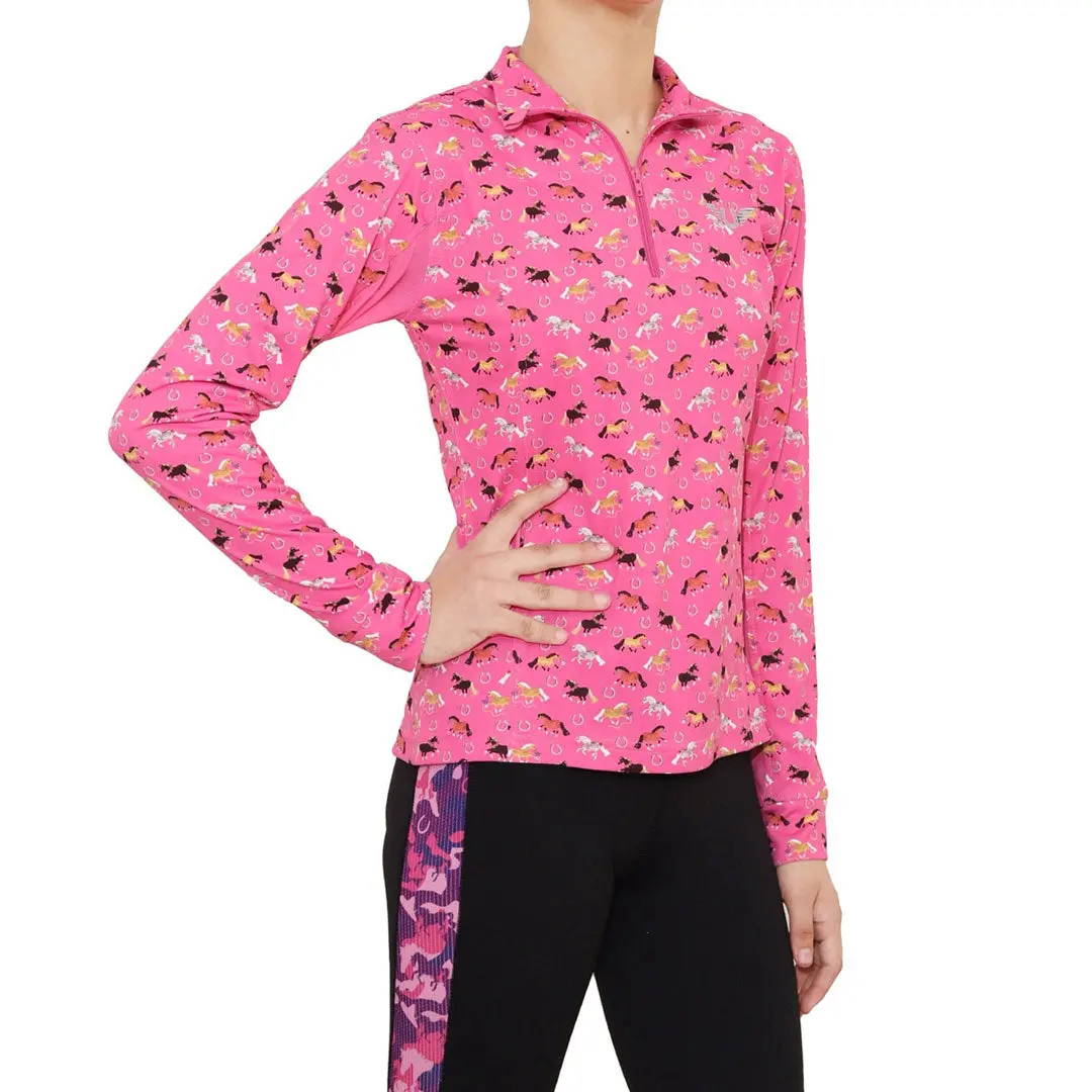Tuffrider Children's Puff Ponies Sport Shirt 1