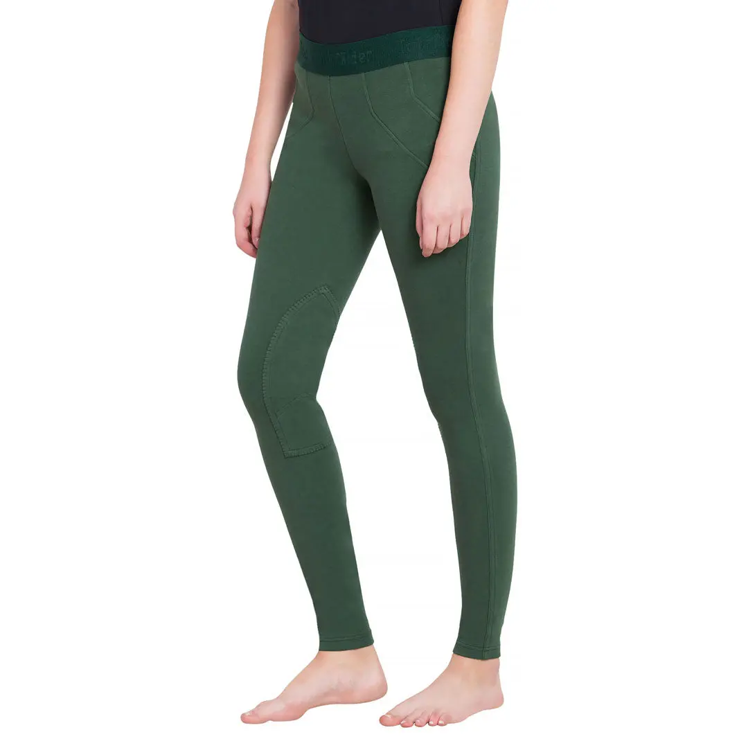Tuffrider Ladies Cotton Schoolers Riding Tights 1