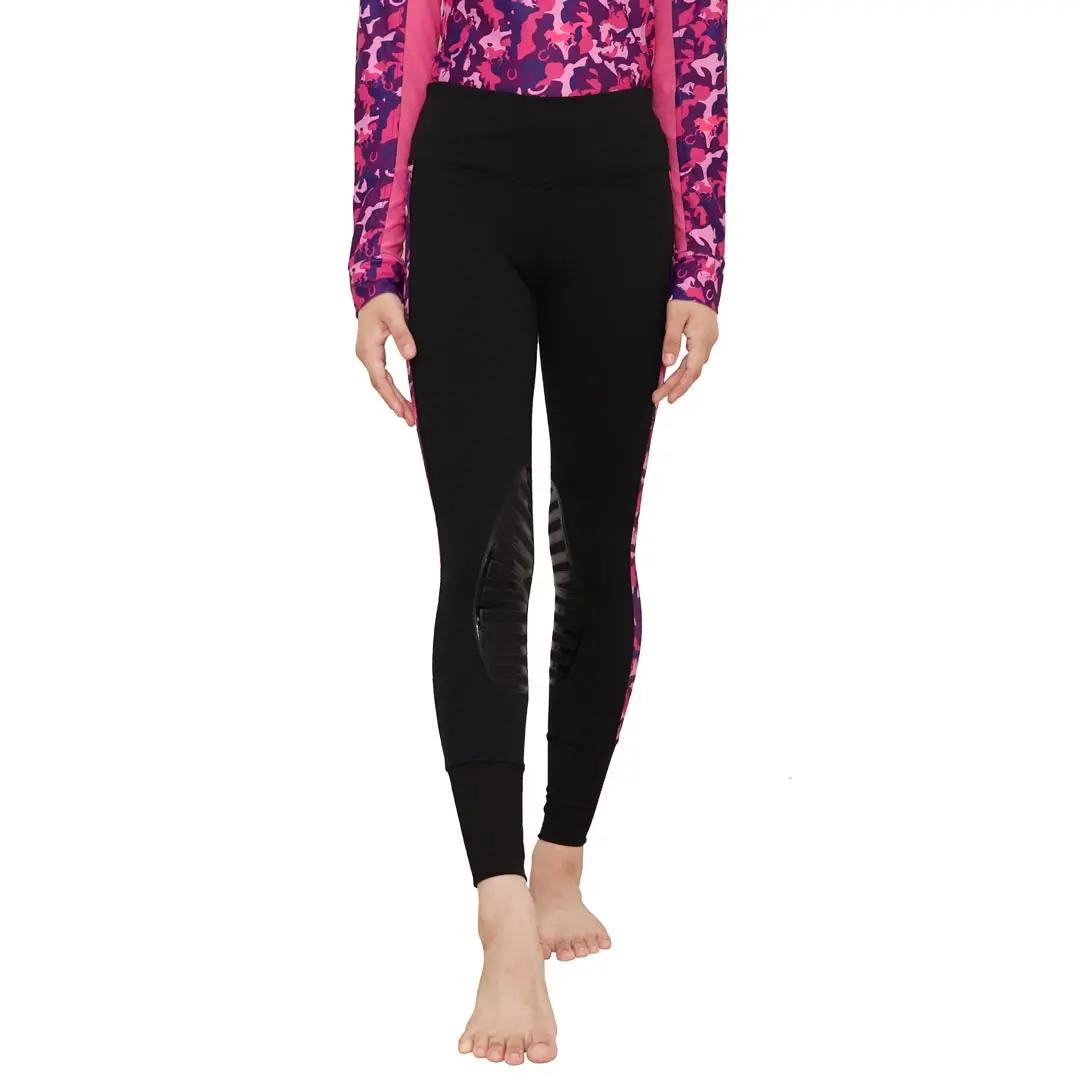 Tuffrider Children's Camo Print Tights 1