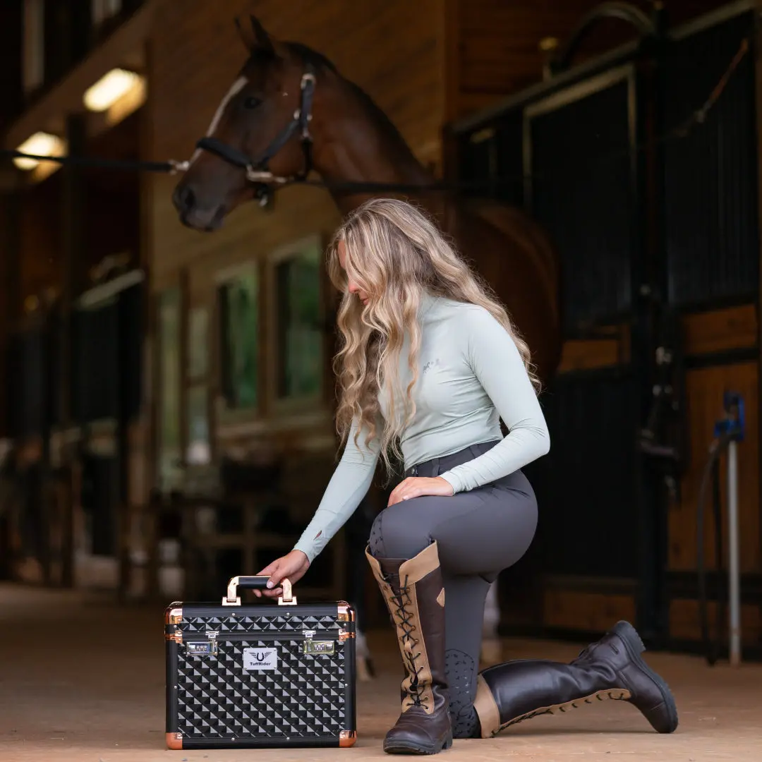 Tuffrider Aluminium Diamond Grooming Box 3