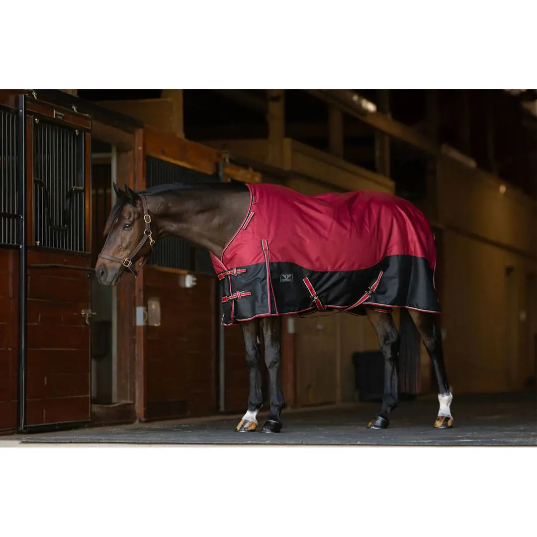 Tuffrider Comfy Fit 1200 D Ripstop Waterproof/Breathable  Comfy Winter Turnout Blanket Medium Weight 200 Gsm Standard Neck W/Adjustable Neck 1