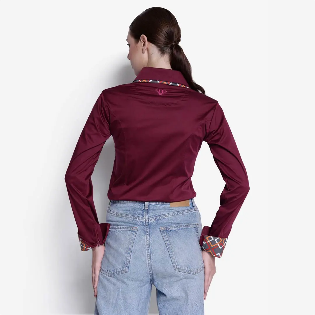 Tuffrider Ladies Adey Double Collar Shirt 10