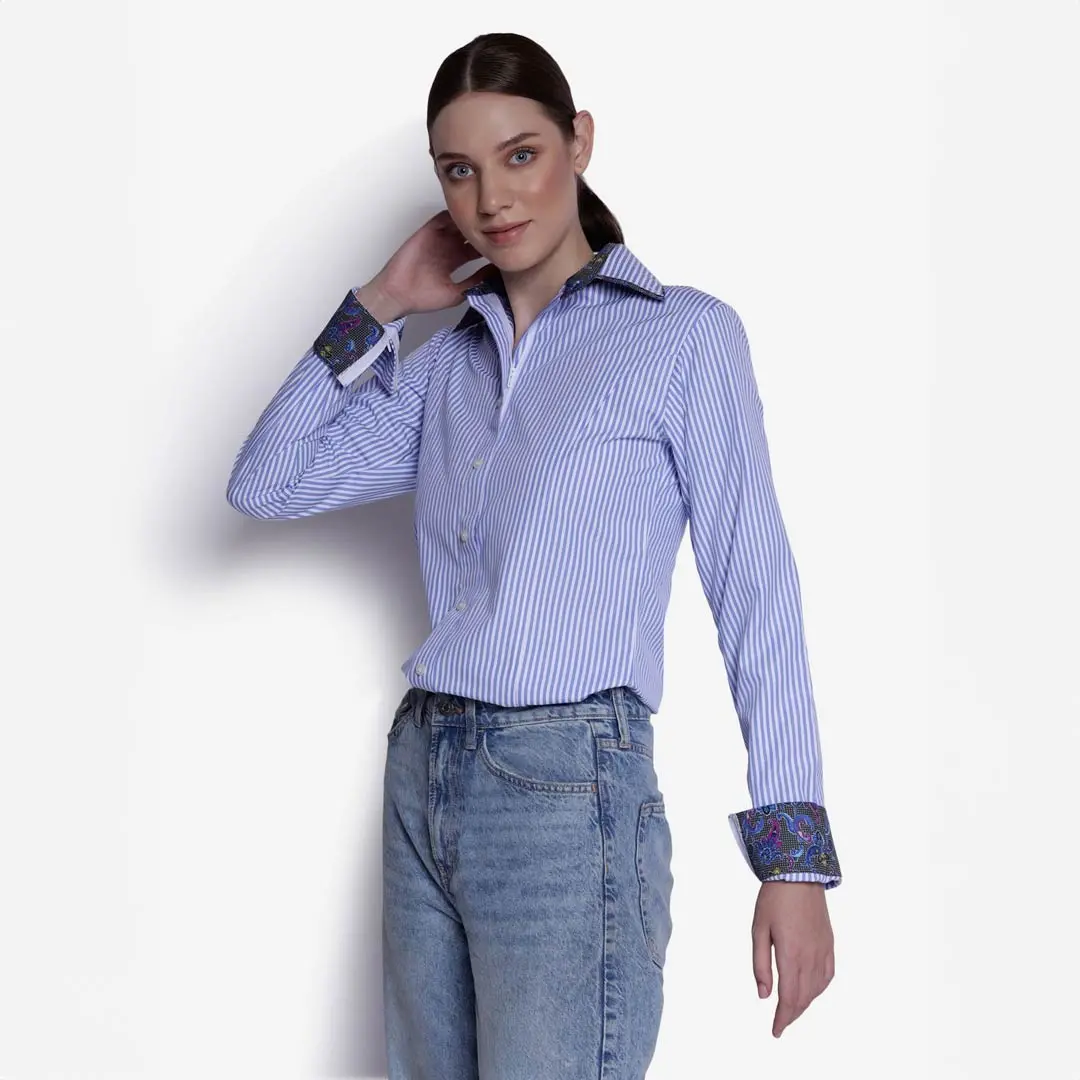 Tuffrider Ladies Adey Double Collar Shirt 11
