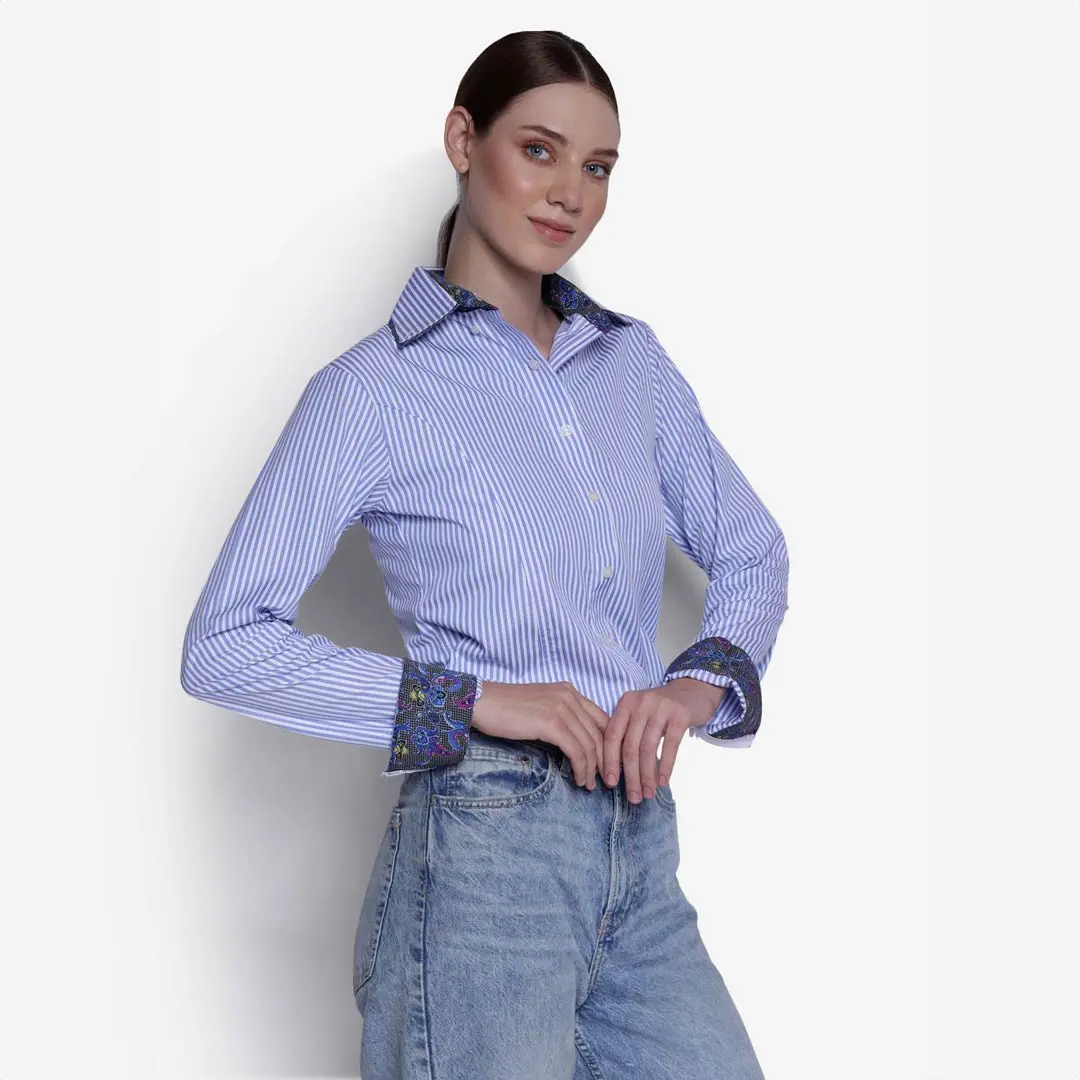 Tuffrider Ladies Adey Double Collar Shirt 12