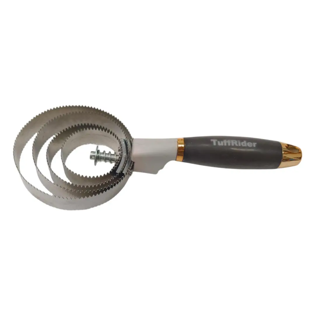 Tuffrider Metal Curry Comb With Soft Gel Grip 1