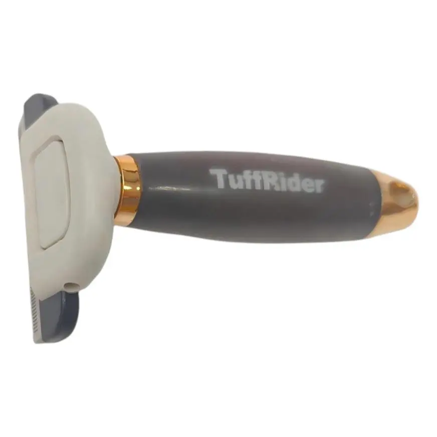 Tuffrider Metal Blade Moulting Comb With Soft Gel Grip 1