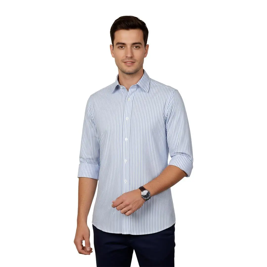 Tuffrider Mens Adey Stripe Shirt 1