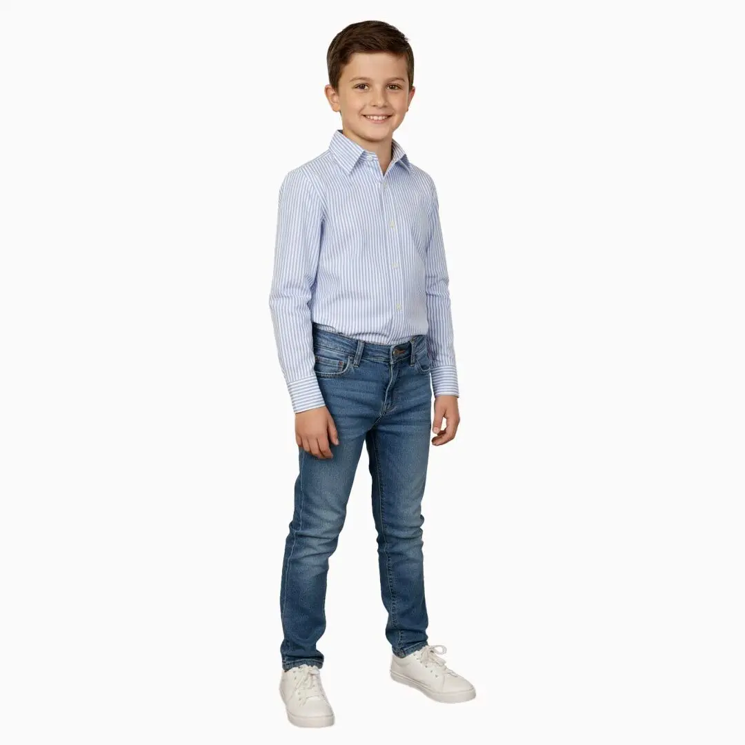Tuffrider Boys Adey Stripe Shirt 1