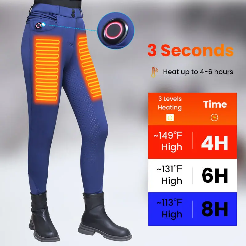 Tuffrider Horse Riding Heated Breeches 4