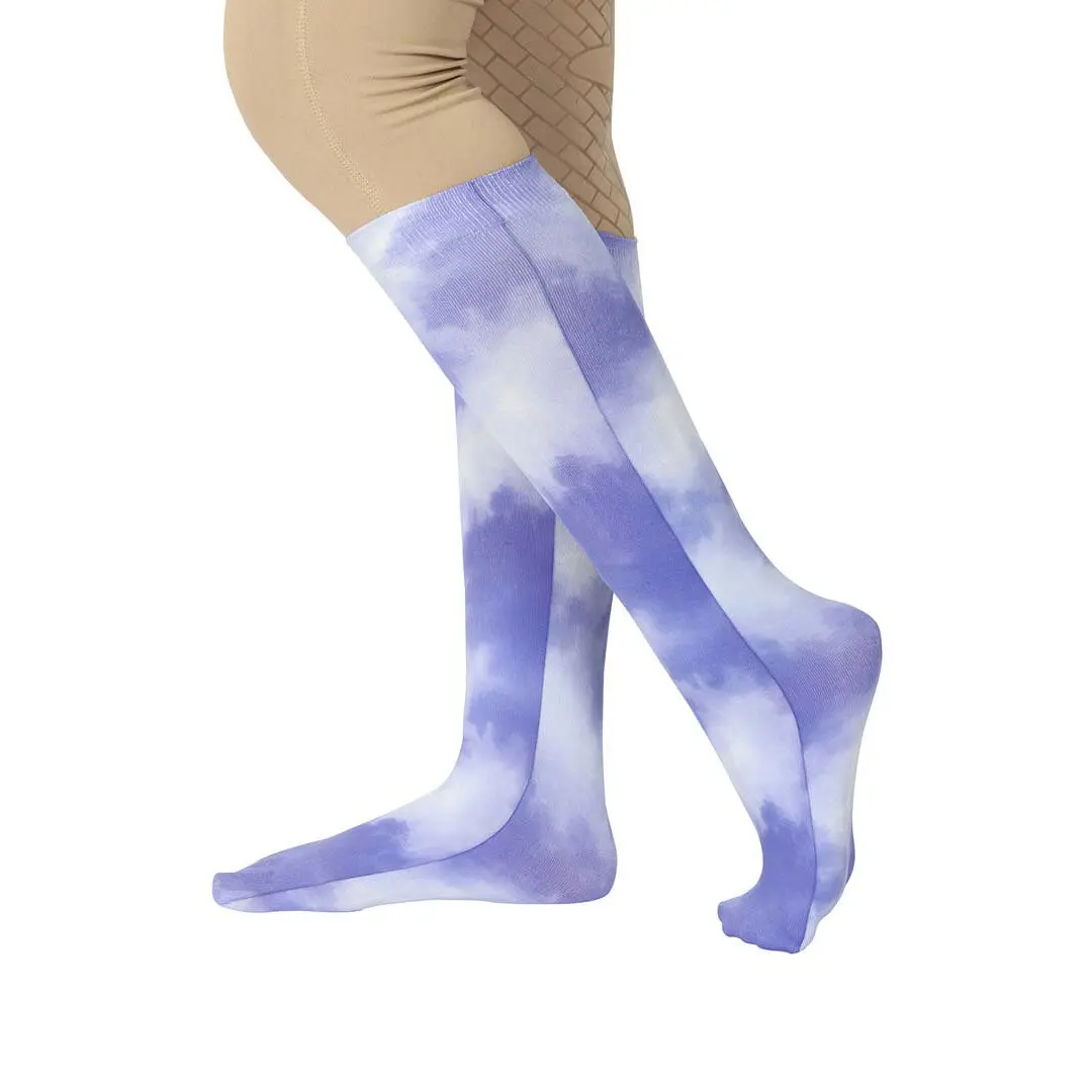 Tuffrider Children's Cotton Feel Tie Dye Boot Socks 1
