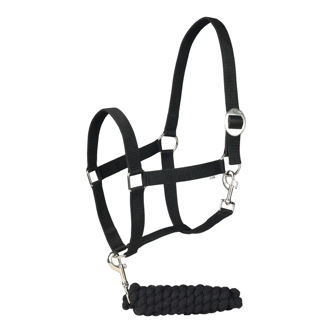 Tuffrider Halter And Lead Rope Set With Breakaway Leather 1