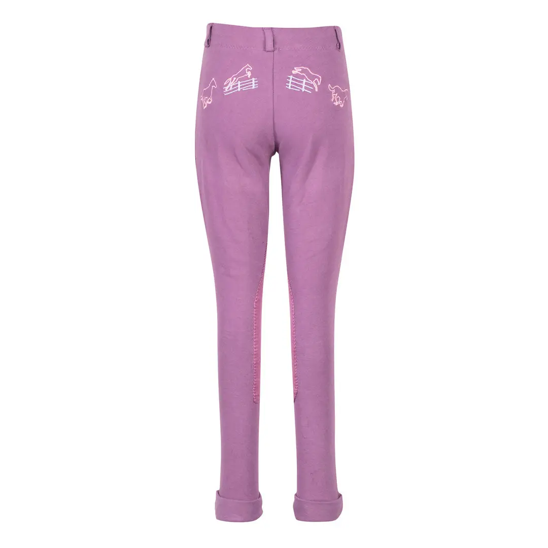 Tuffrider Children's Cotton Embroidered Pull-On Jodhpurs 5