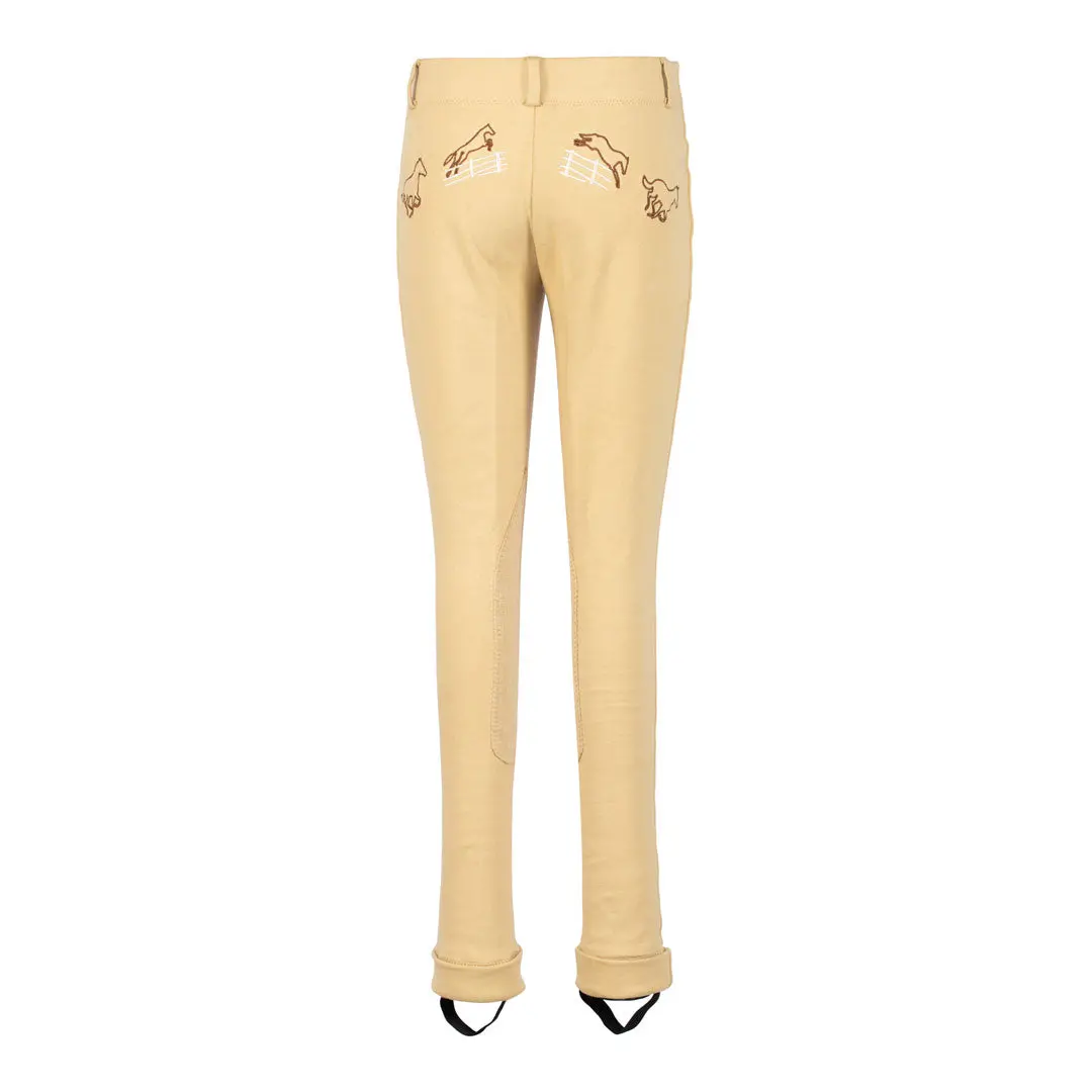 Tuffrider Children's Cotton Embroidered Pull-On Jodhpurs 8