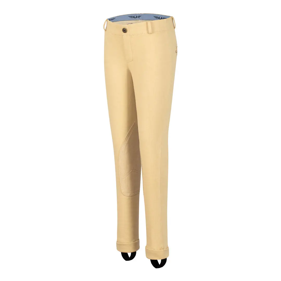Tuffrider Kids' Embroidered Cotton Pull-On Jodhpurs - Image 12