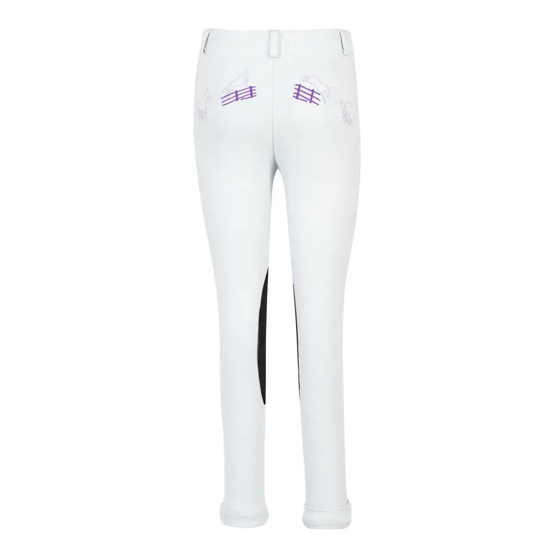 Tuffrider Children's Cotton Embroidered Pull-On Jodhpurs 13