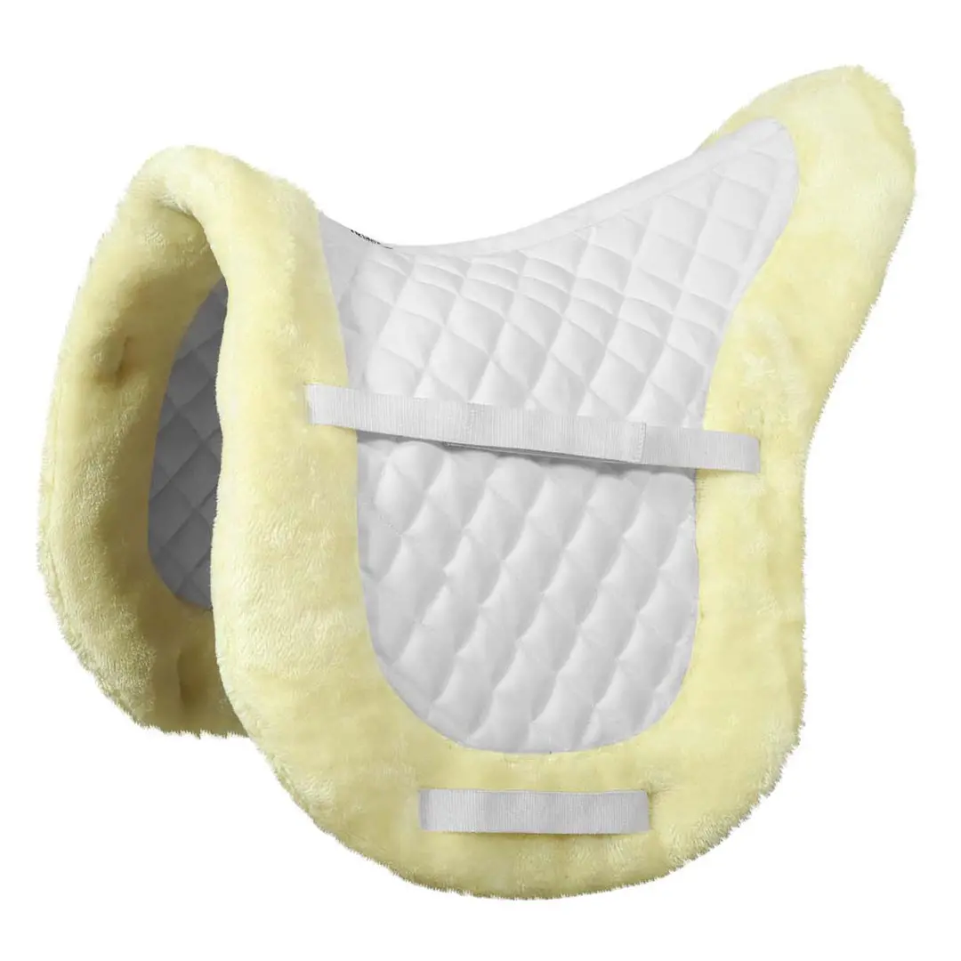 Tuffrider Sherpa Fleece Trimmed Shaped Saddle Pad 1