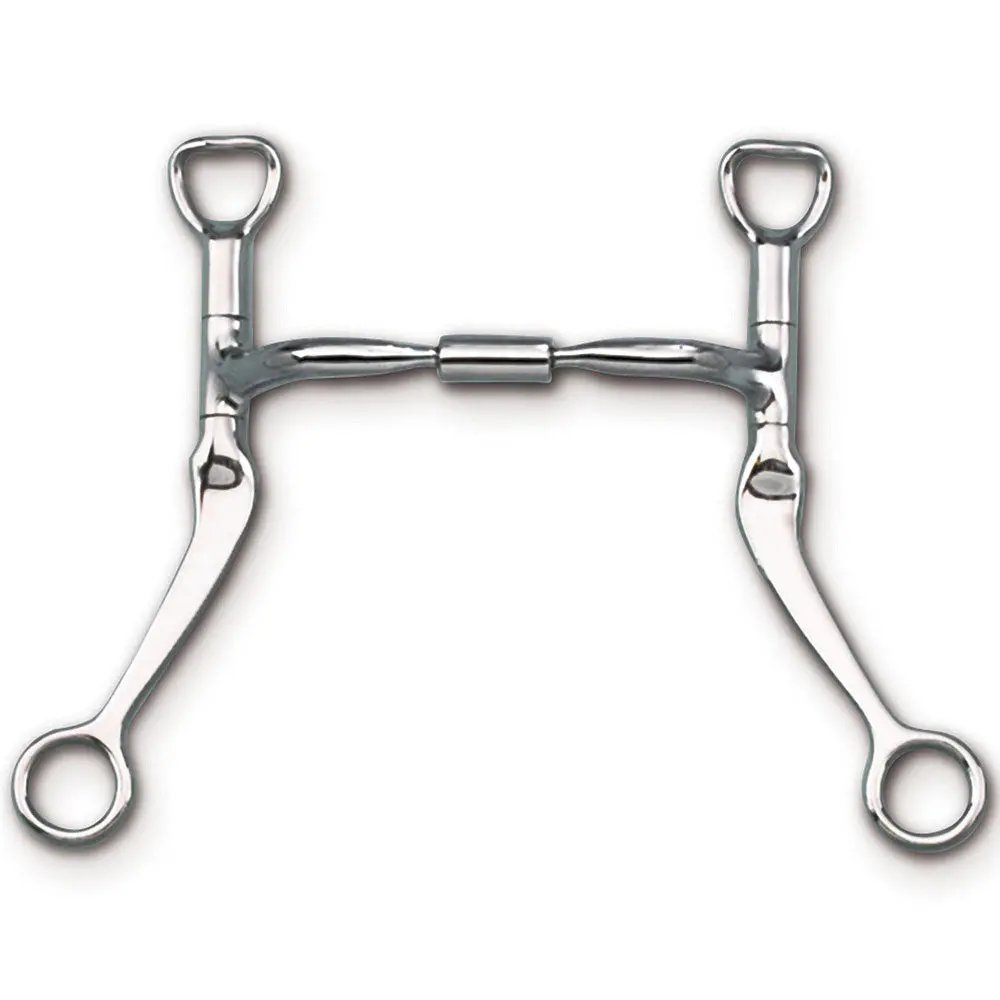 Myler Flat Shank With Sweet Iron Comfort Snaffle Wide Barrel Mb 02 Horse Bit 1