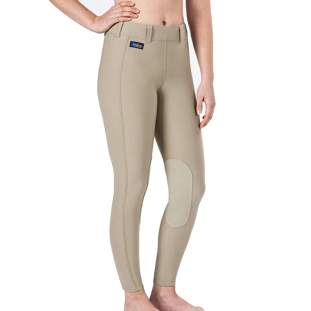 X Lrg Irideon Elasticized Ankles Horse Riding Issential Tights Classic Tan 2