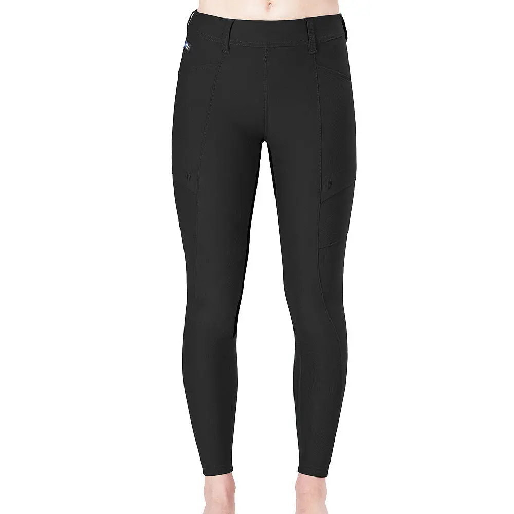 Small Irideon Issential Horse Riding Cargo Full Seat Womens Tight Black 1