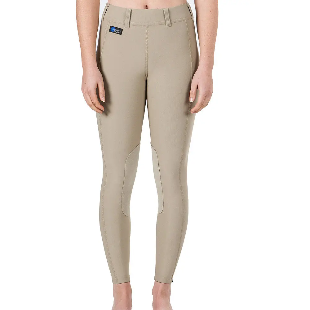 Medium Irideon Kids Issential Stretch Breathable Horse Riding Tight Classic Tan 2