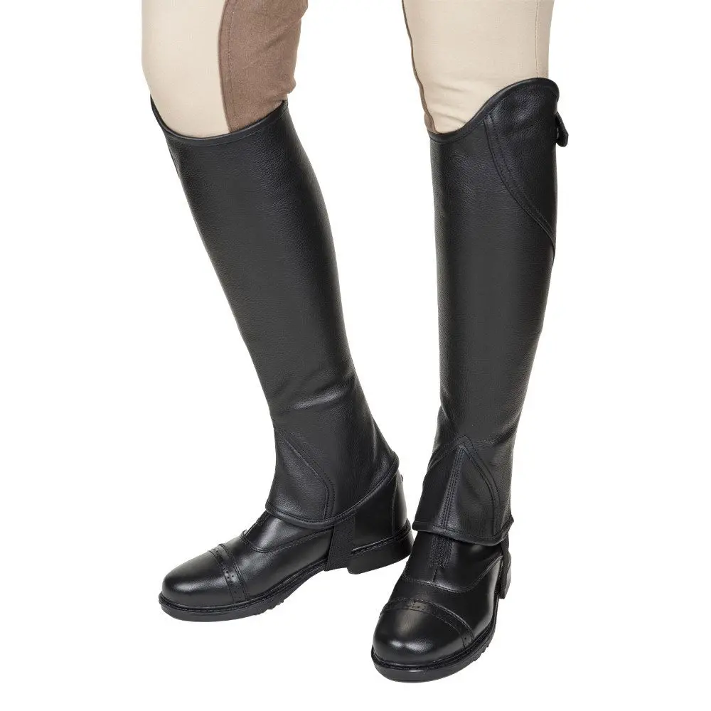 Tuffrider Ladies Belmont Leather Half Chaps 1