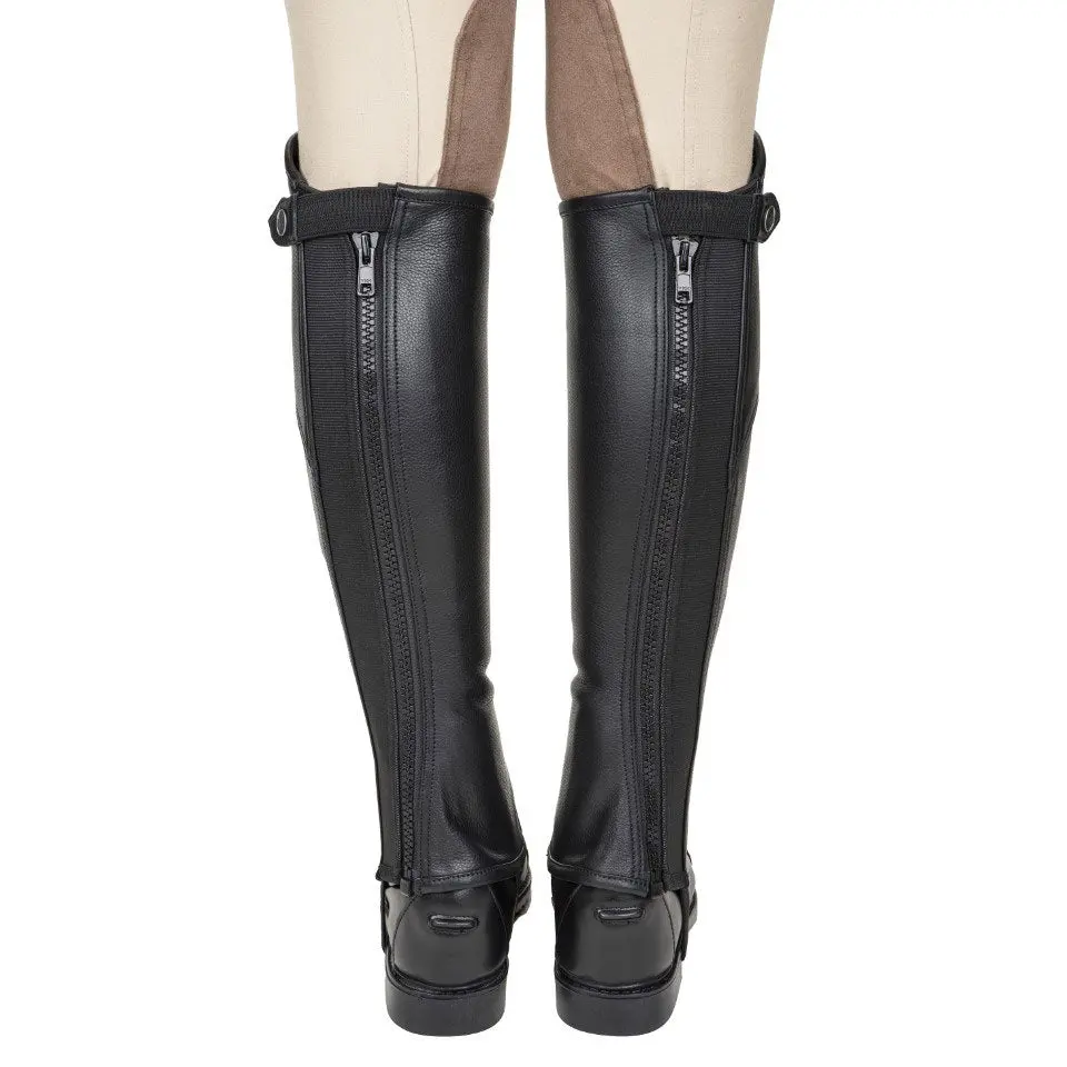 Tuffrider Ladies Belmont Leather Half Chaps 3