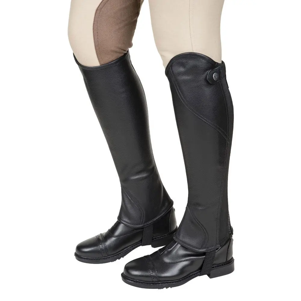Tuffrider Ladies Belmont Leather Half Chaps 2