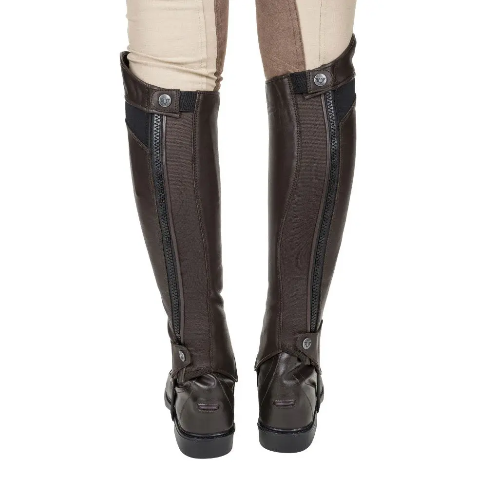 Tuffrider Ladies Derby Leather Half Chaps 3