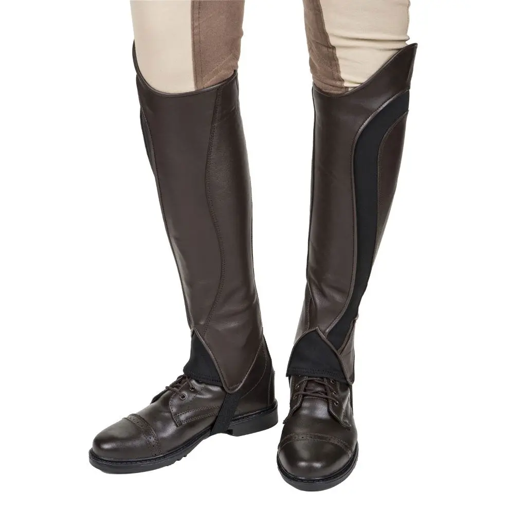 Tuffrider Ladies Derby Leather Half Chaps 2