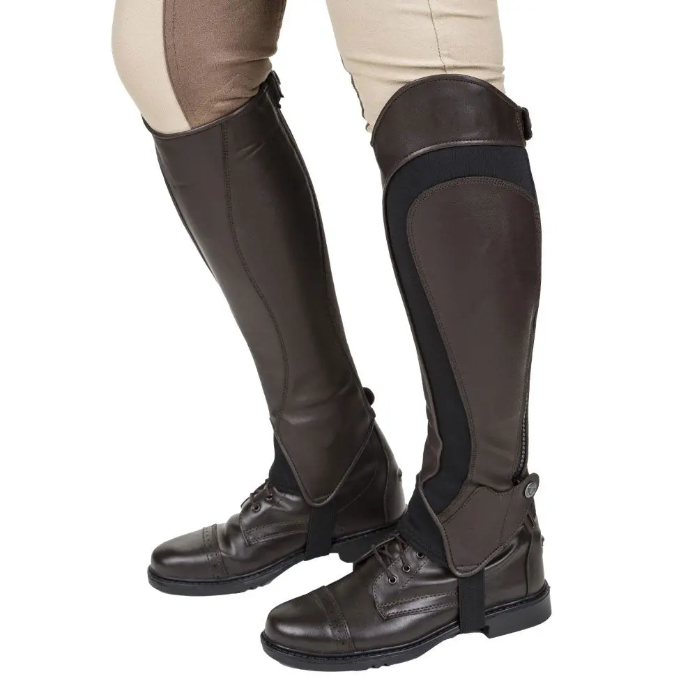Tuffrider Ladies Derby Leather Half Chaps 1