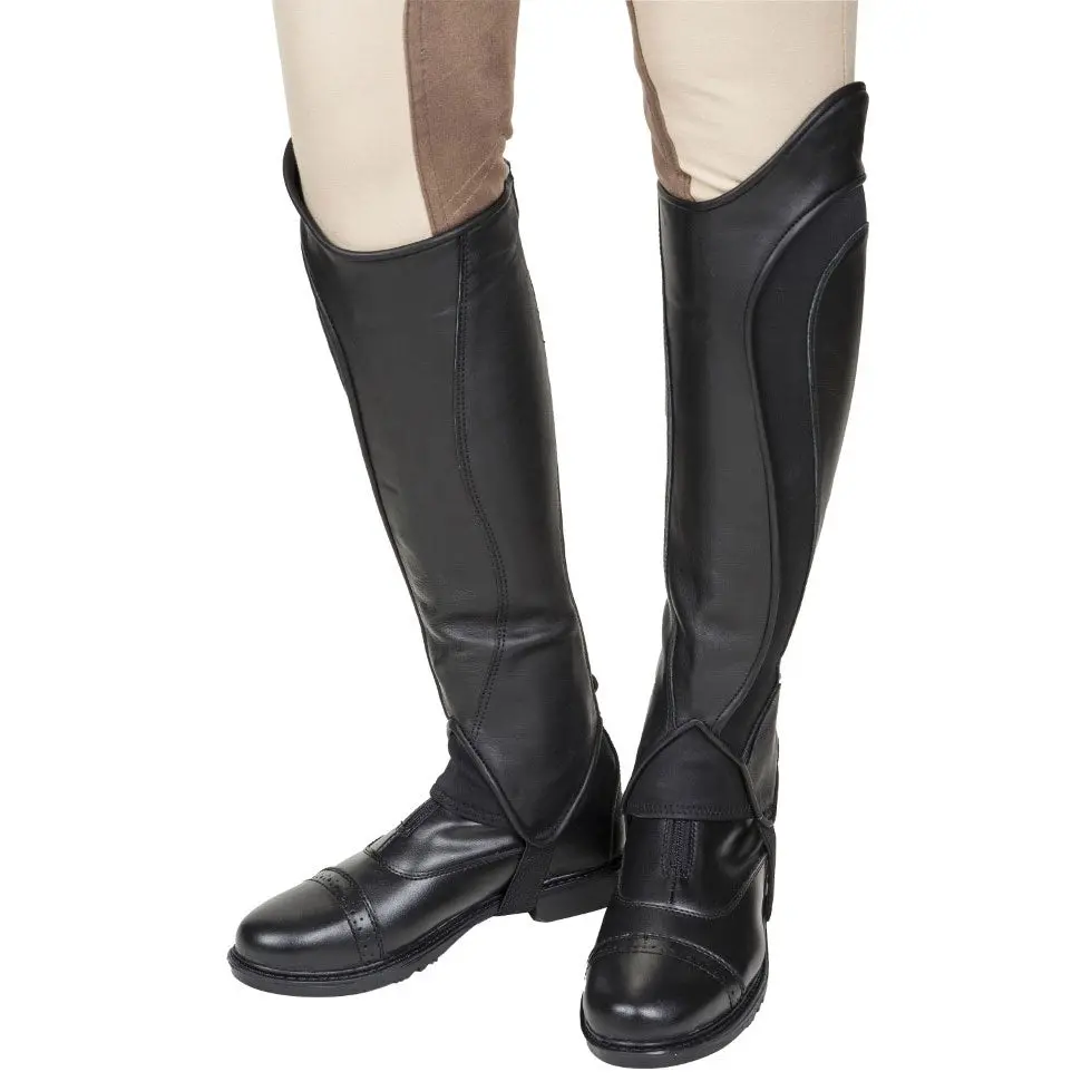 Tuffrider Ladies Derby Leather Half Chaps 4