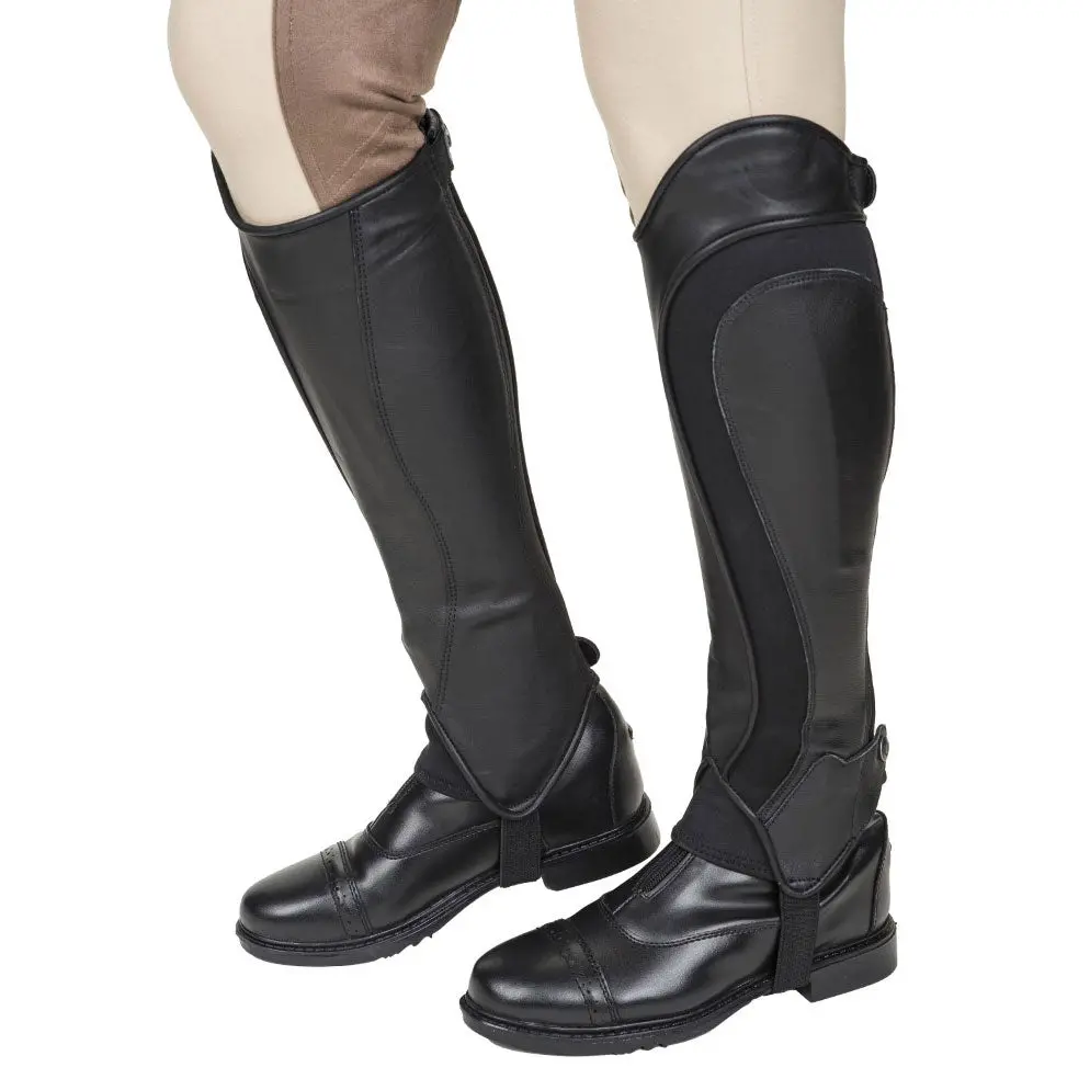 Tuffrider Ladies Derby Leather Half Chaps 5