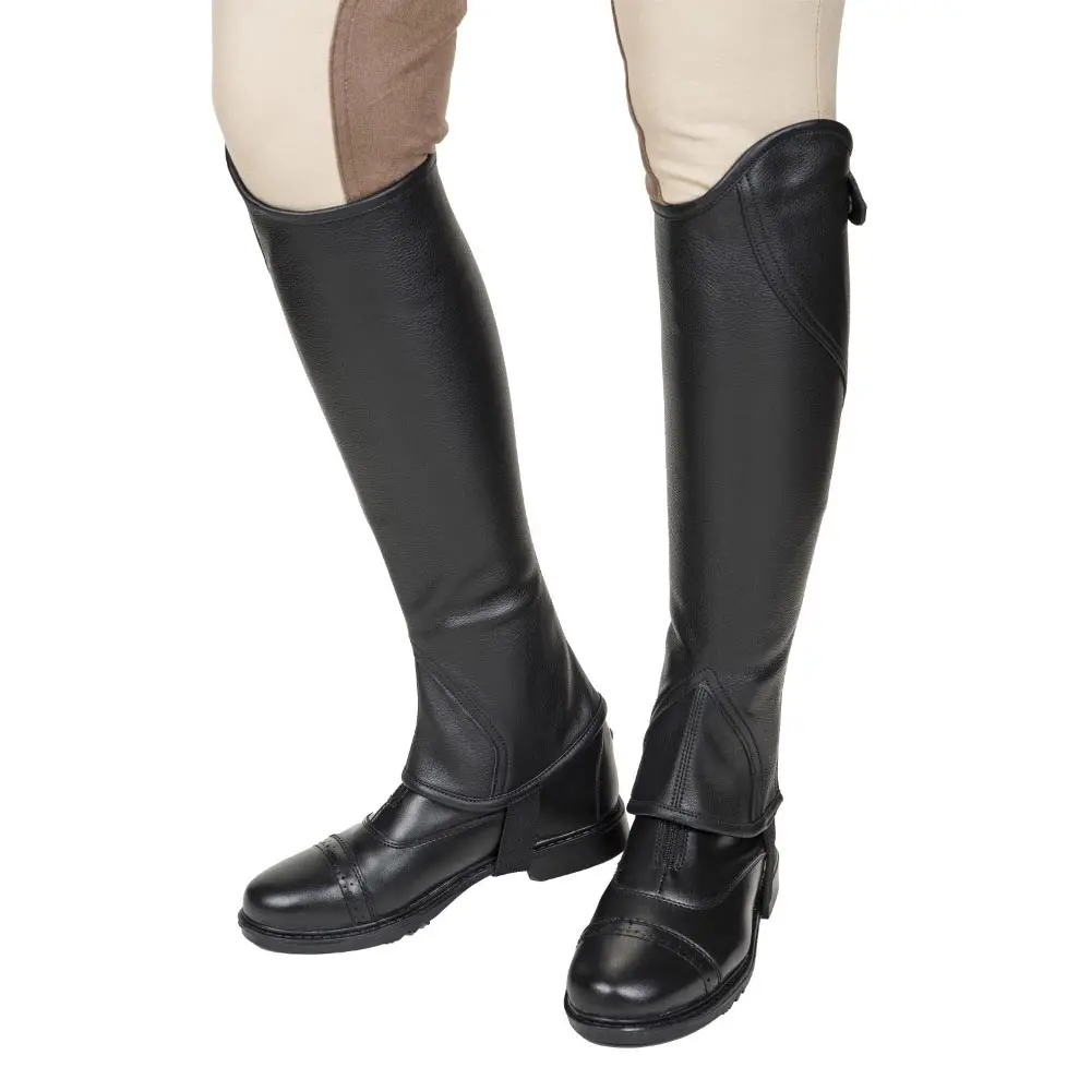 Tuffrider Ladies Belmont Plus Leather Half Chaps 1