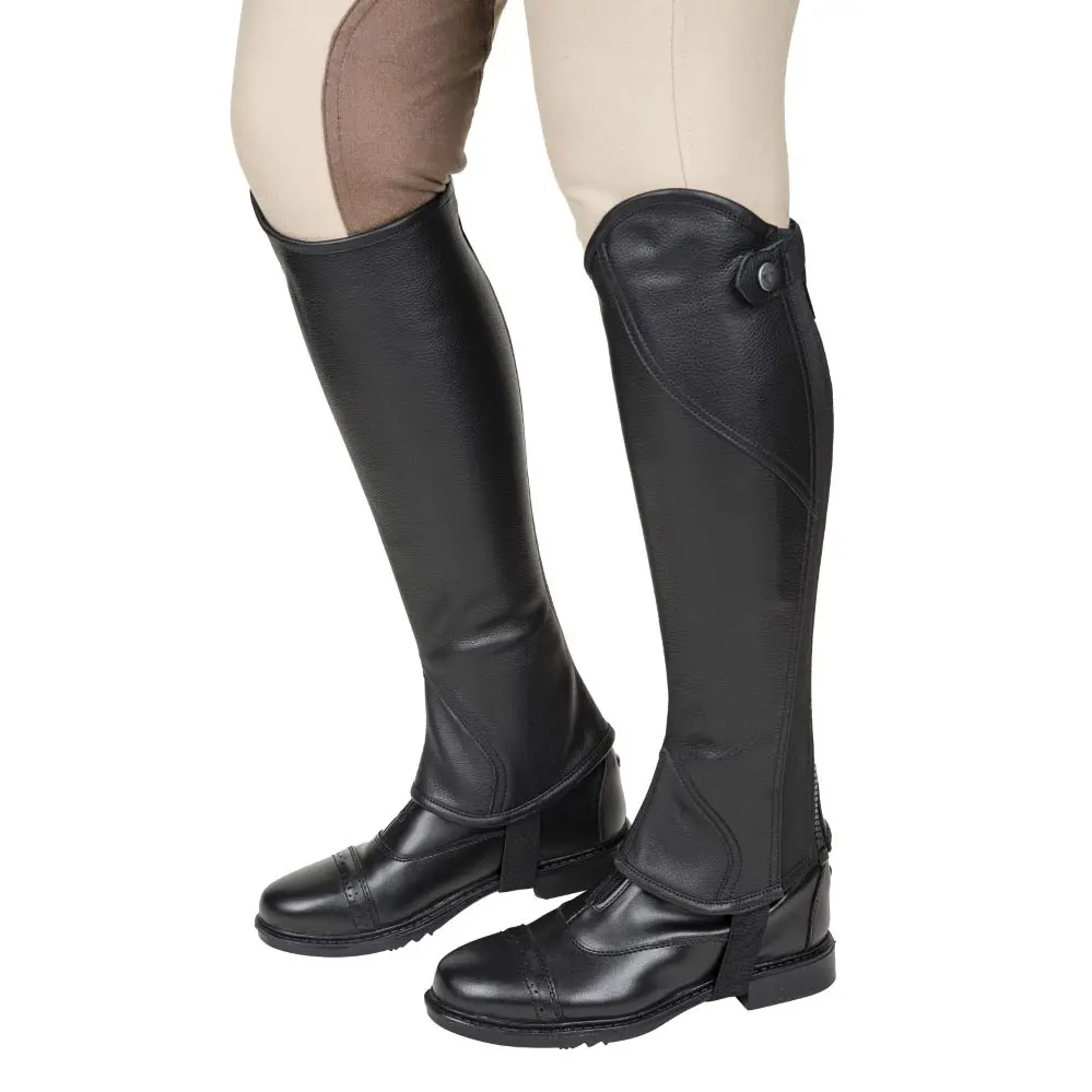 Tuffrider Ladies Belmont Plus Leather Half Chaps 2