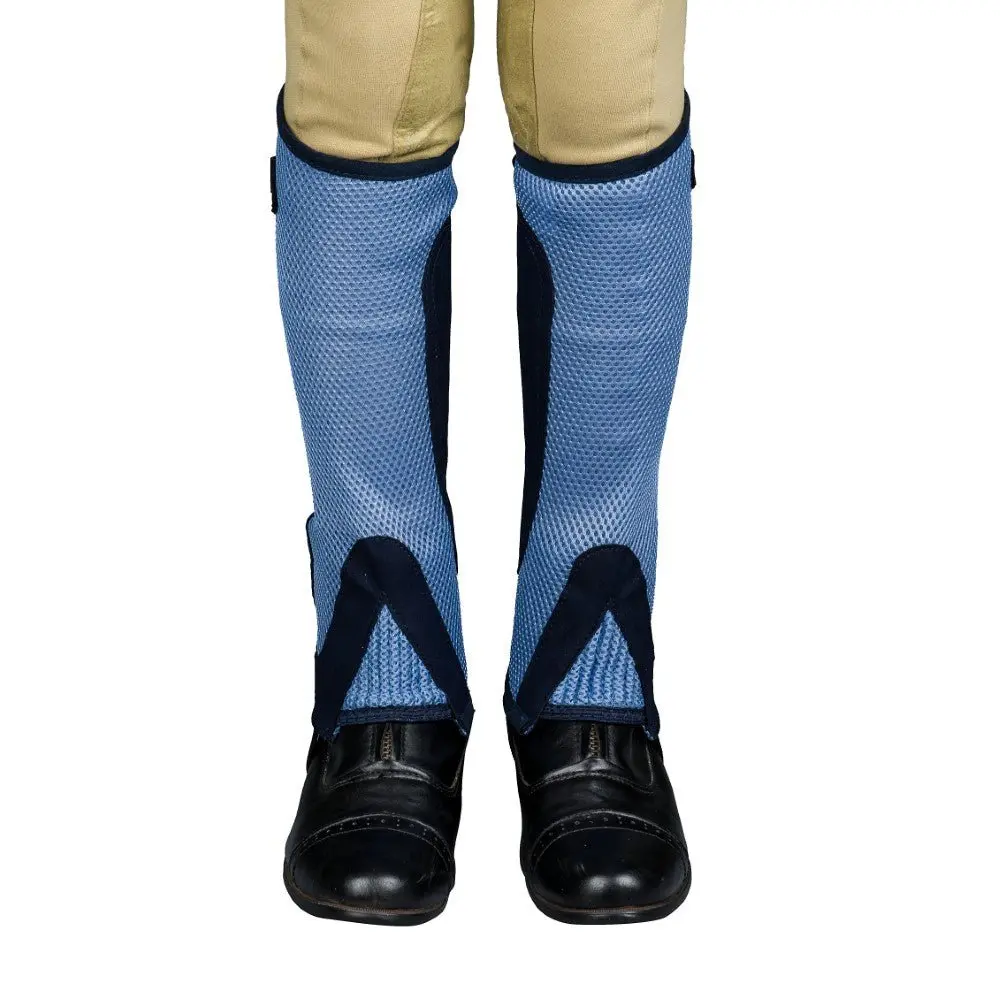 Tuffrider Children's Double Up Air Mesh Half Chap And Glove Set 12