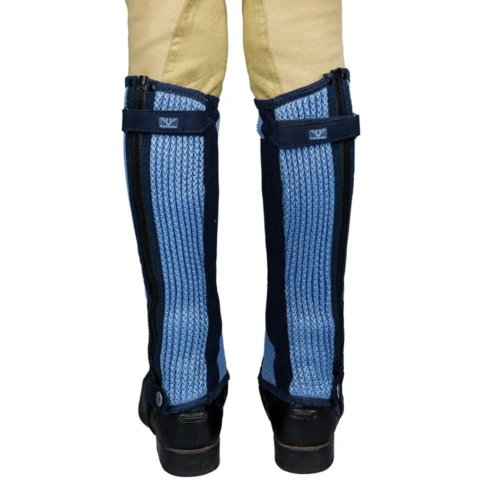Tuffrider Children's Double Up Air Mesh Half Chap And Glove Set 14