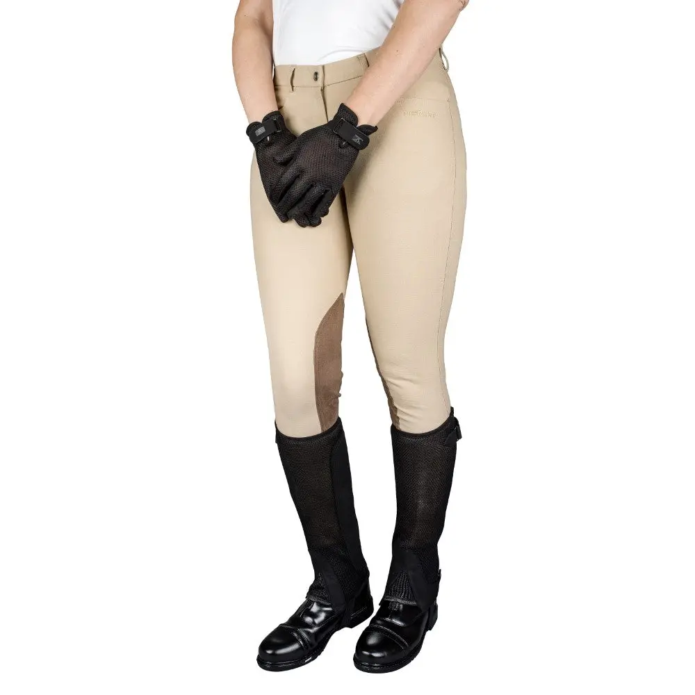 Tuffrider Ladies Double Up Air Mesh Half Chap And Glove Set 6